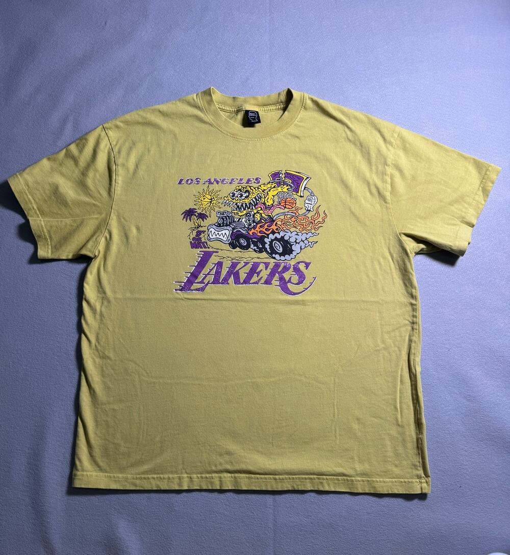 Los Angeles Lakers x Brain Dead T-Shirt Size Large